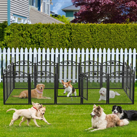 Heavy Duty Play Pen, Secured Whelping Pen with removable waterproof flooring