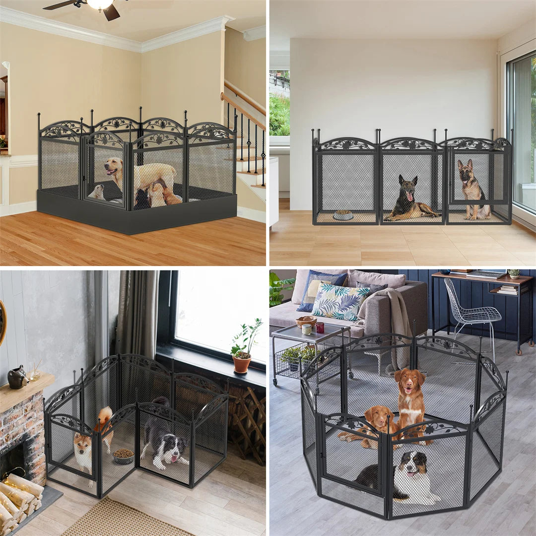Heavy Duty Play Pen, Secured Whelping Pen with removable waterproof flooring