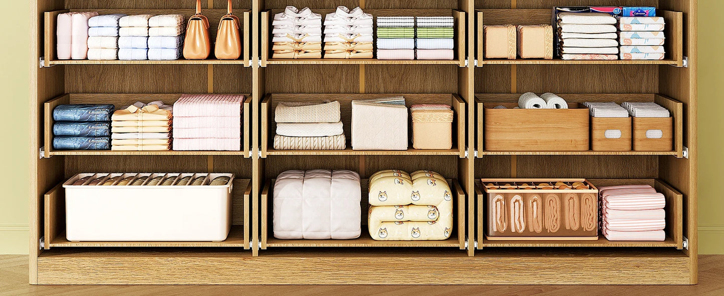 Modern Fluted Dresser with 9 Drawers