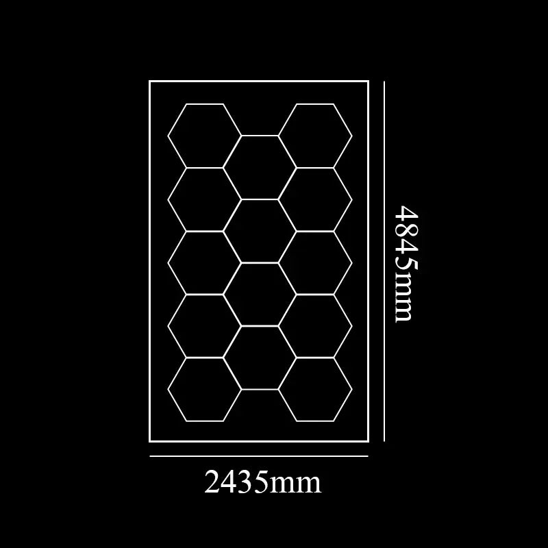 Hexagonal LED Lighting for your modernistic flair!