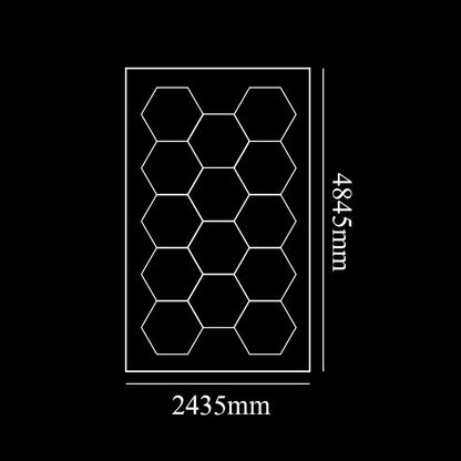 Hexagonal LED Lighting for your modernistic flair!