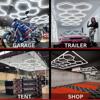 Hexagonal LED Lighting for your modernistic flair!