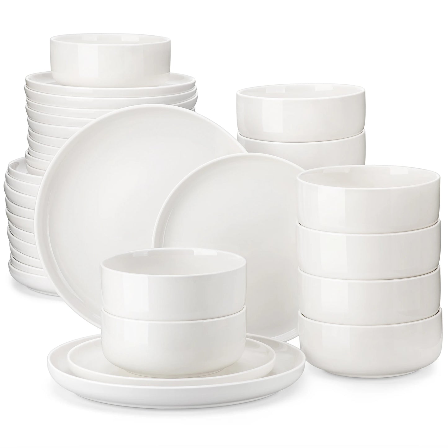 18 or 36-Piece Porcelain Ceramic Dinnerware Set