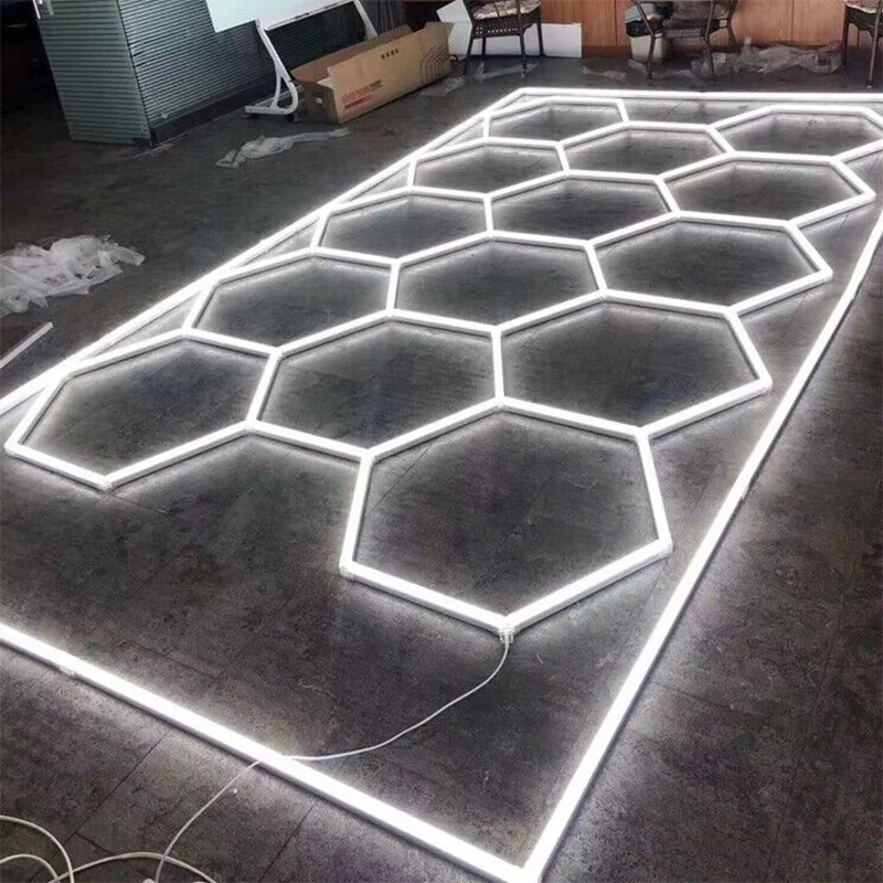 Hexagonal LED Lighting for your modernistic flair!