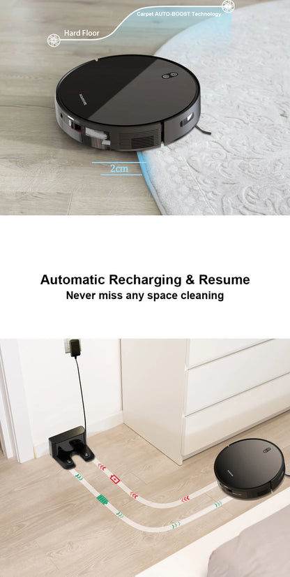 Self-Charging Smart Robot Vacuum Cleaner and Mop Combo for your Furbabies hair and messes!