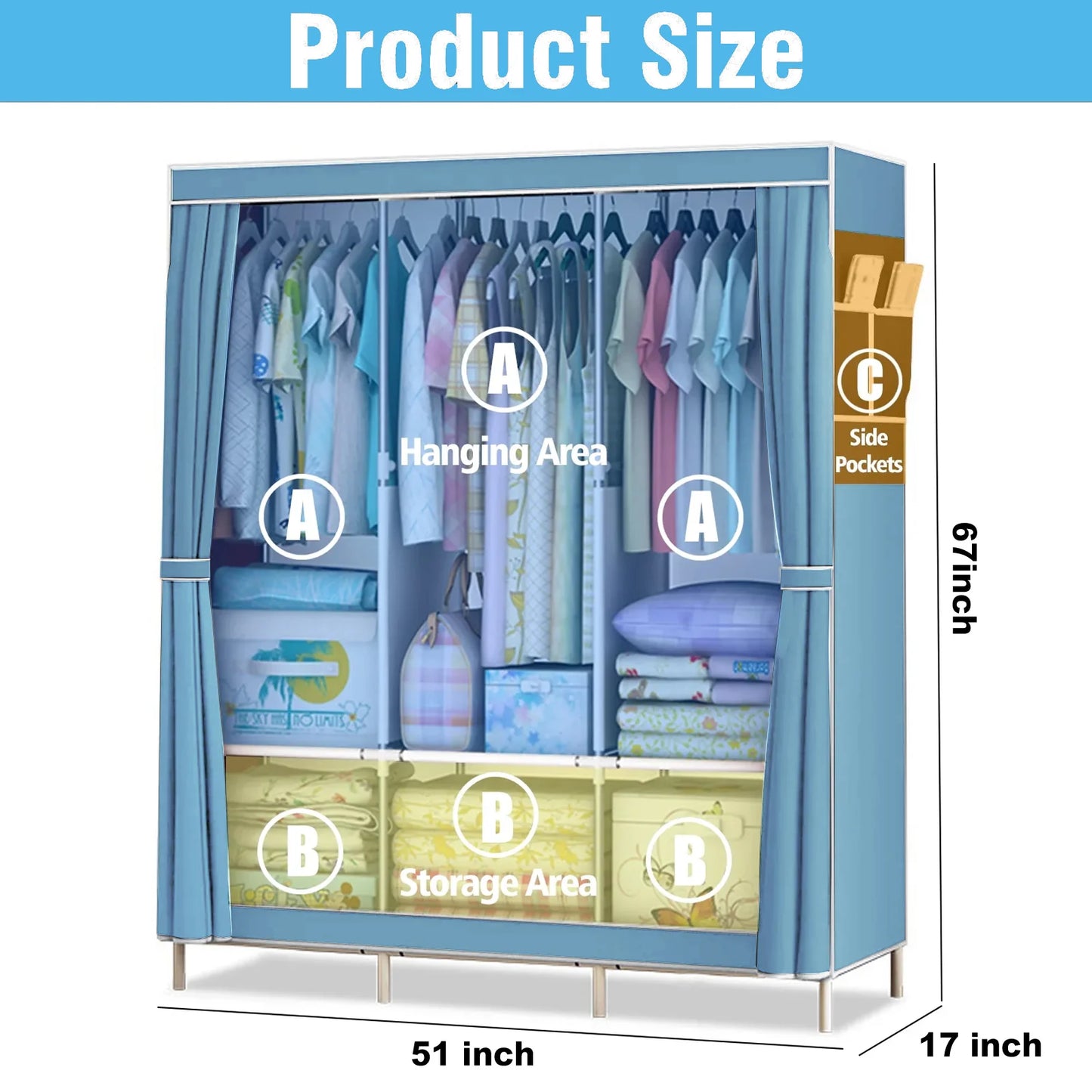 Portable Wardrobe Closet