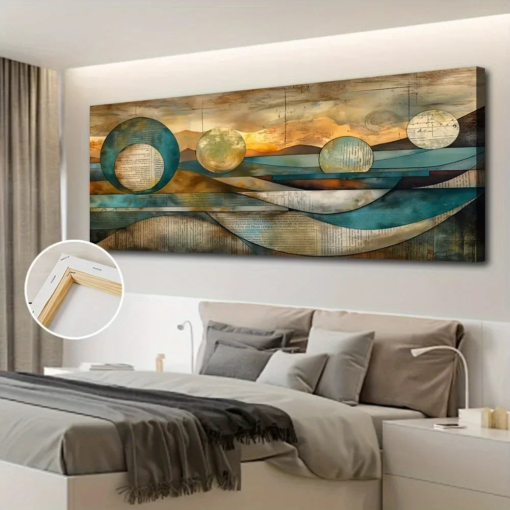 Art Deco Modern Framed Canvas wall art