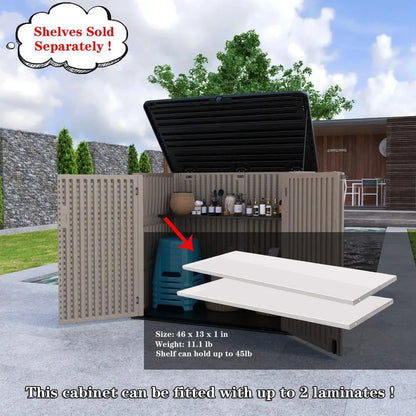 Durable and Weather-resistant Lockable Outdoor Storage Shed