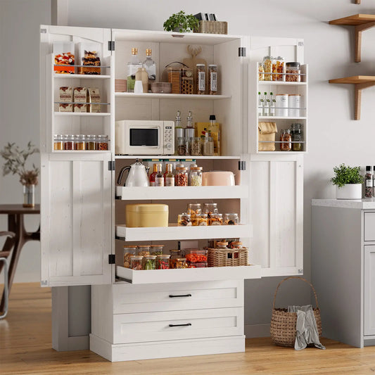 71" Tall Farmhouse Freestanding Pantry for your Kitchen