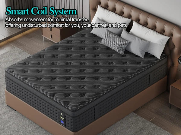 12/14-Inch Medium Firm Memory Foam Spring Mattress for a more supportive and comfortable sleep