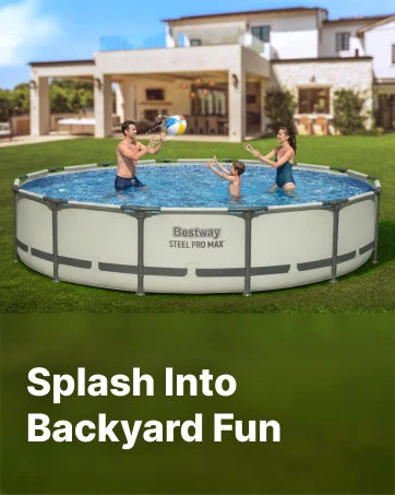 13ft Round Pool Set which Includes Cover, Canopy, Pump & Ladder