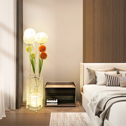 Tall Modern Rattan Floor Lamp for your Decor