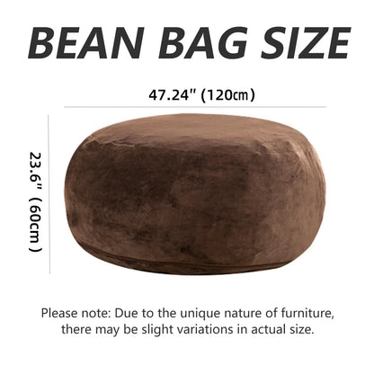 Beanbag Chair with padded Bean Bag inside with memory foam ideal for Bedrooms and Dorms