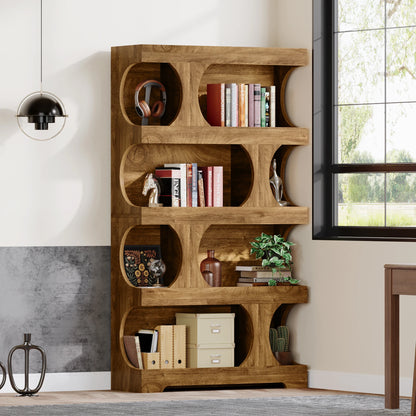 71" Tall  4-Tier Bookcase