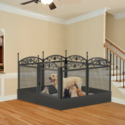 Heavy Duty Play Pen, Secured Whelping Pen with removable waterproof flooring