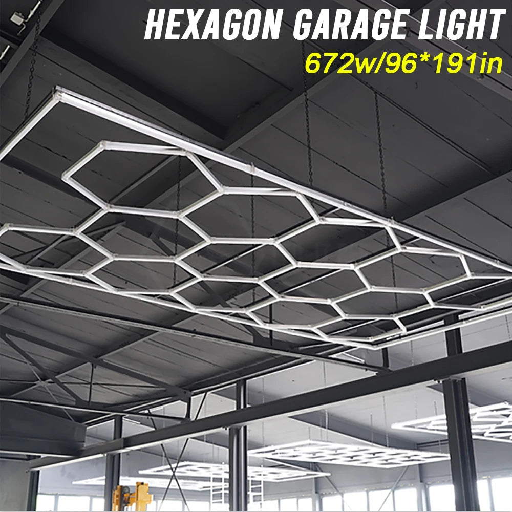 Hexagonal LED Lighting for your modernistic flair!