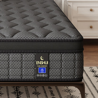 12"or 14" Medium Firm Gel Memory Foam Hybrid Pocket Spring Mattress