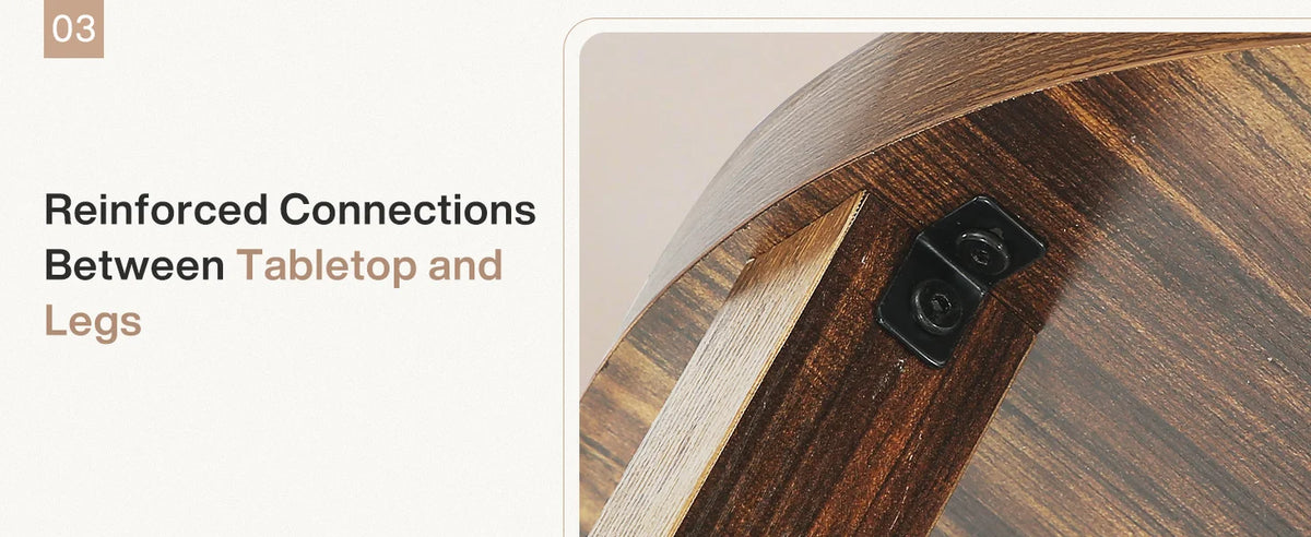 Modern Round 2-Tier Coffee Table