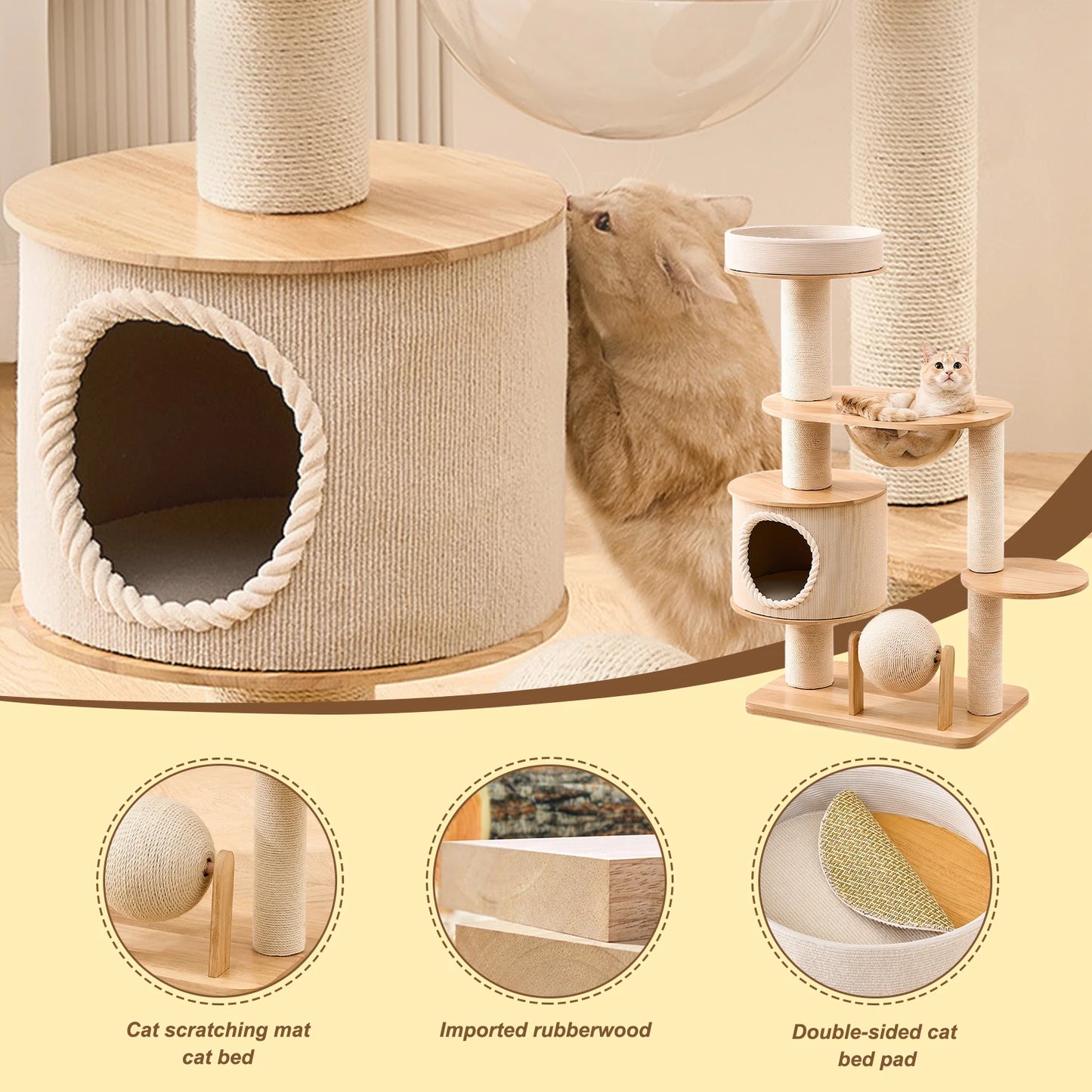 Multi-Level Cat Tree for your Feline Friends