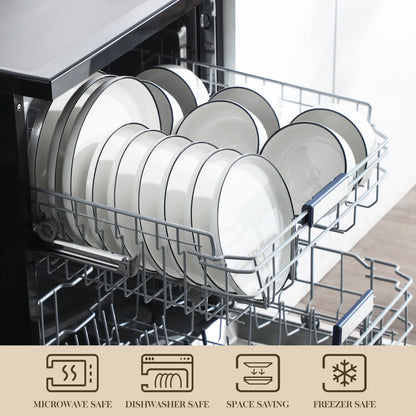 18 or 36-Piece Porcelain Ceramic Dinnerware Set
