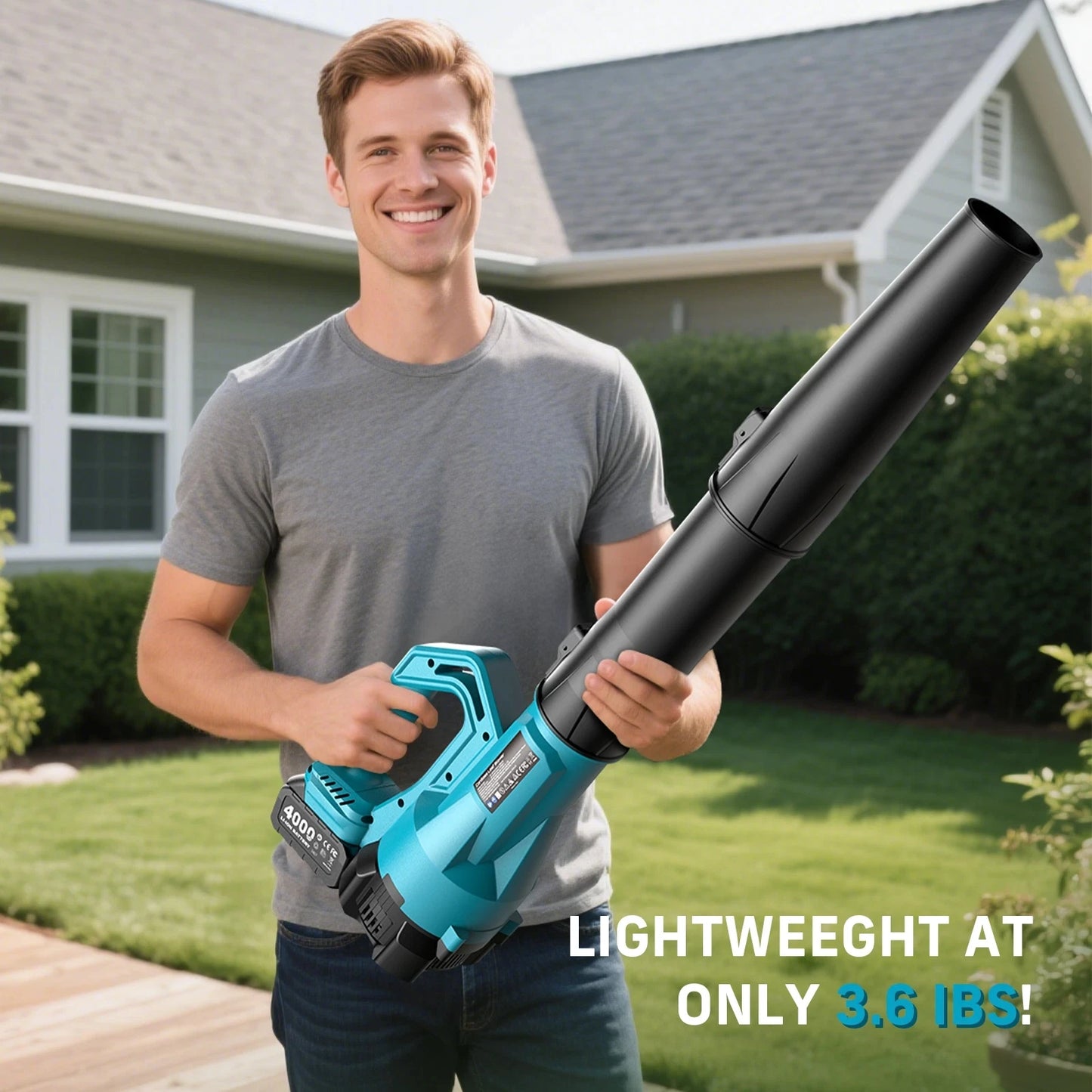 Cordless Leaf Blower for Debris and Snow