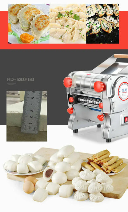 Full Stainless Steel Dual Knife 550W Electric Pasta Maker