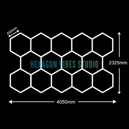 Large Size Hexagon LED Lighting for Garage