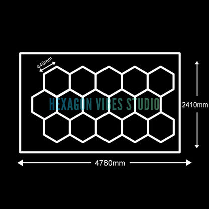 Large Size Hexagon LED Lighting for Garage