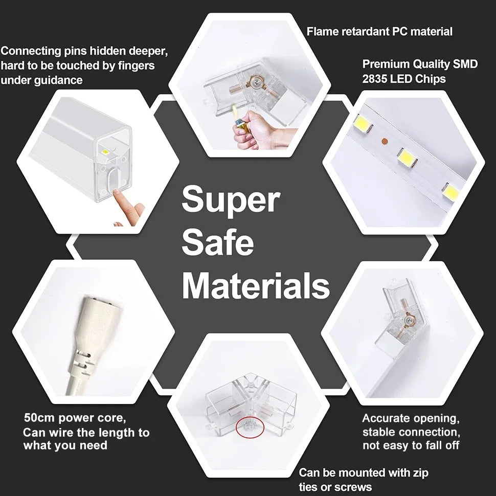 Large Size Hexagon LED Lighting for Garage