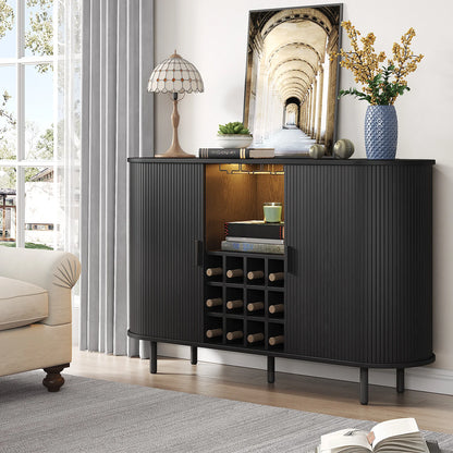 Buffet Cabinet with LED Light