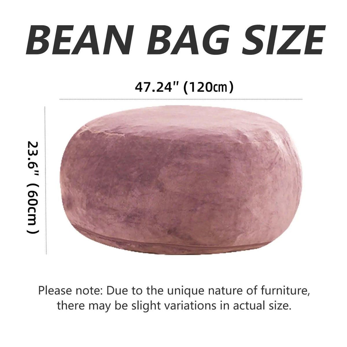 Beanbag Chair with padded Bean Bag inside with memory foam ideal for Bedrooms and Dorms