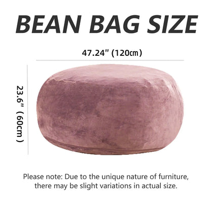 Beanbag Chair with padded Bean Bag inside with memory foam ideal for Bedrooms and Dorms