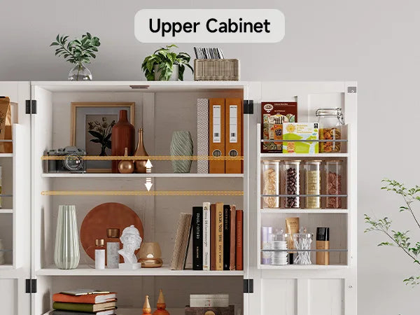 71" Tall Farmhouse Freestanding Pantry for your Kitchen