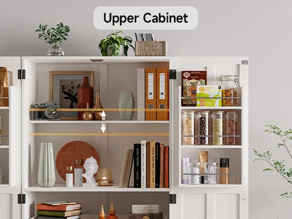 71" Tall Farmhouse Freestanding Pantry for your Kitchen