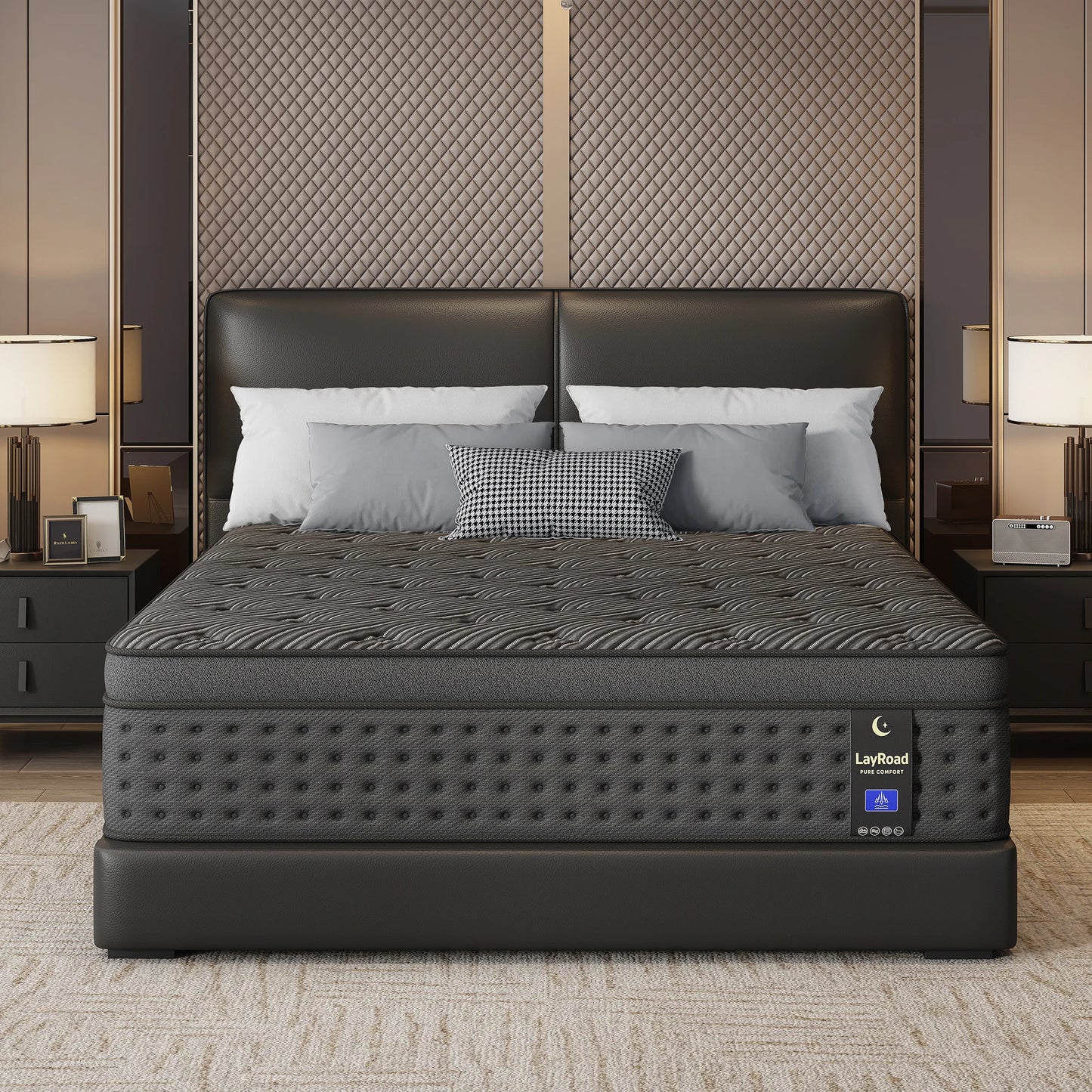 12/14-Inch Medium Firm Memory Foam Spring Mattress for a more supportive and comfortable sleep