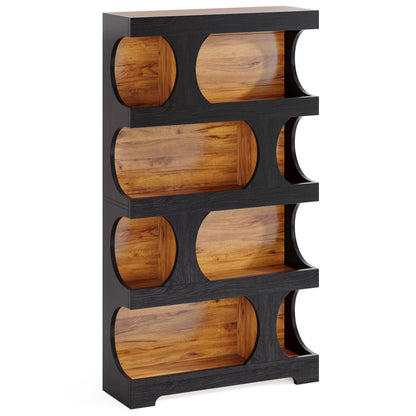 71" Tall  4-Tier Bookcase