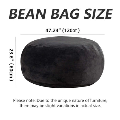 Beanbag Chair with padded Bean Bag inside with memory foam ideal for Bedrooms and Dorms