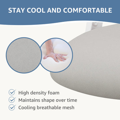 Mesh Ergonomic Office Computer Desk Chair with Adjustable Headrest