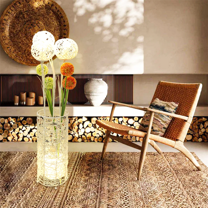 Tall Modern Rattan Floor Lamp for your Decor