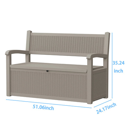 Outdoor Rattan Design  Storage Bench