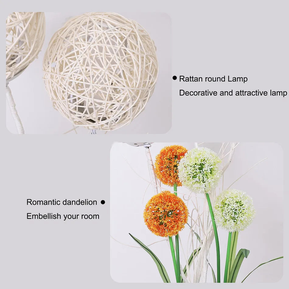Tall Modern Rattan Floor Lamp for your Decor