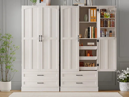 71" Tall Farmhouse Freestanding Pantry for your Kitchen