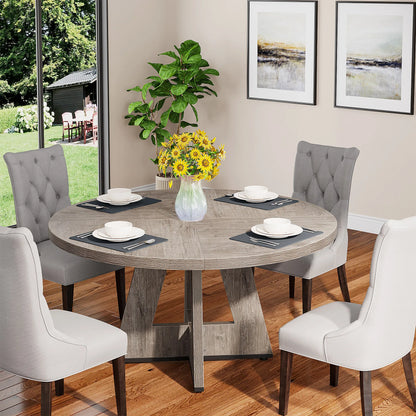 47 inch Round Dining Table for 4