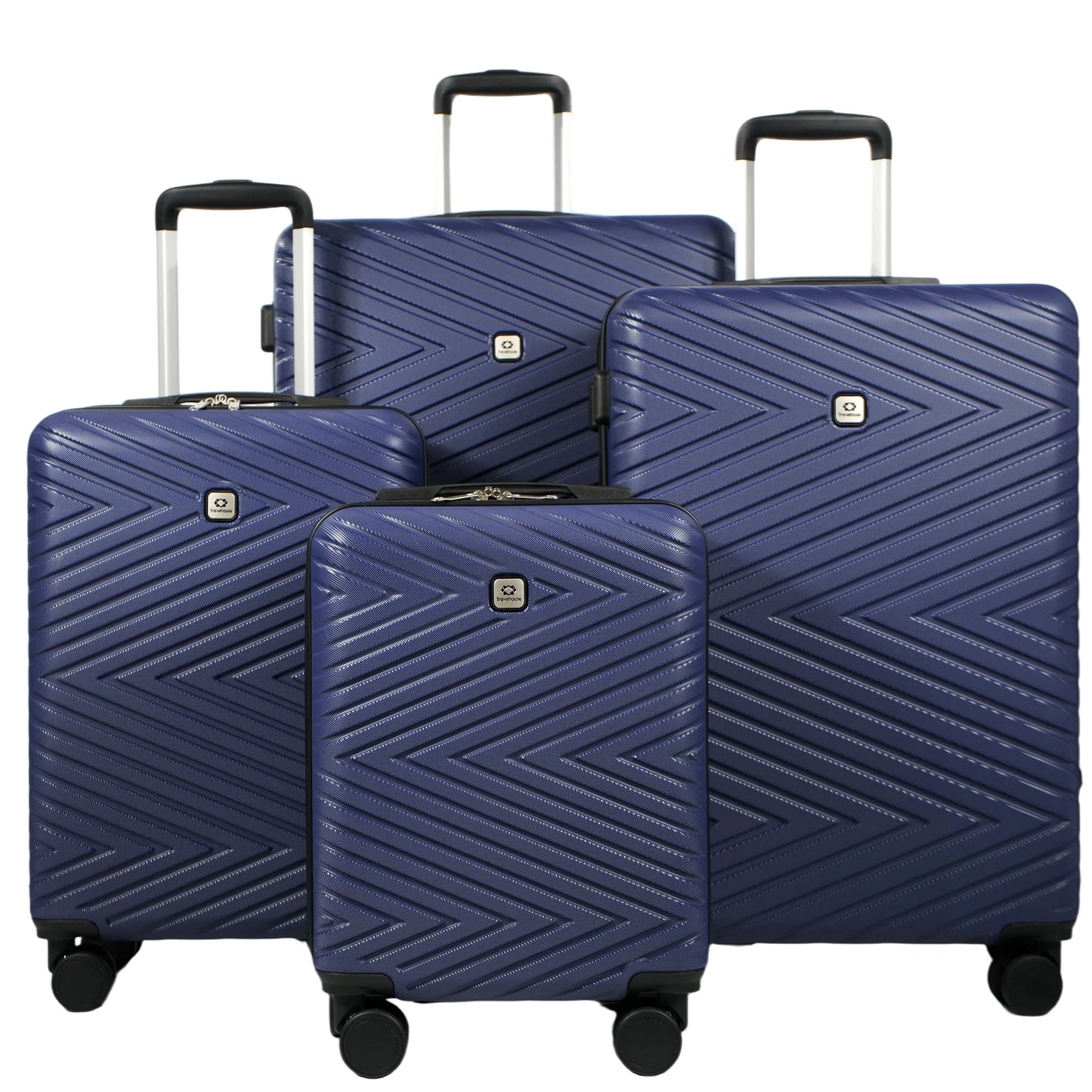 Luggage Set 4-Piece ABS Suitcase With Spinner Wheels