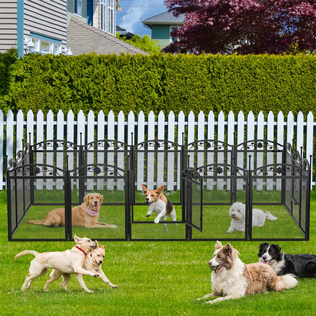Heavy Duty Play Pen, Secured Whelping Pen with removable waterproof flooring