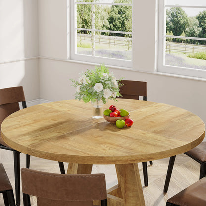 47 inch Round Dining Table for 4