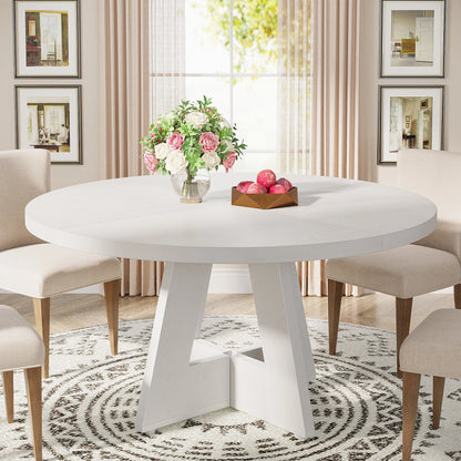 47 inch Round Dining Table for 4