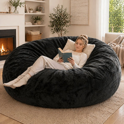 Beanbag Chair with padded Bean Bag inside with memory foam ideal for Bedrooms and Dorms