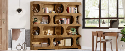 71" Tall  4-Tier Bookcase