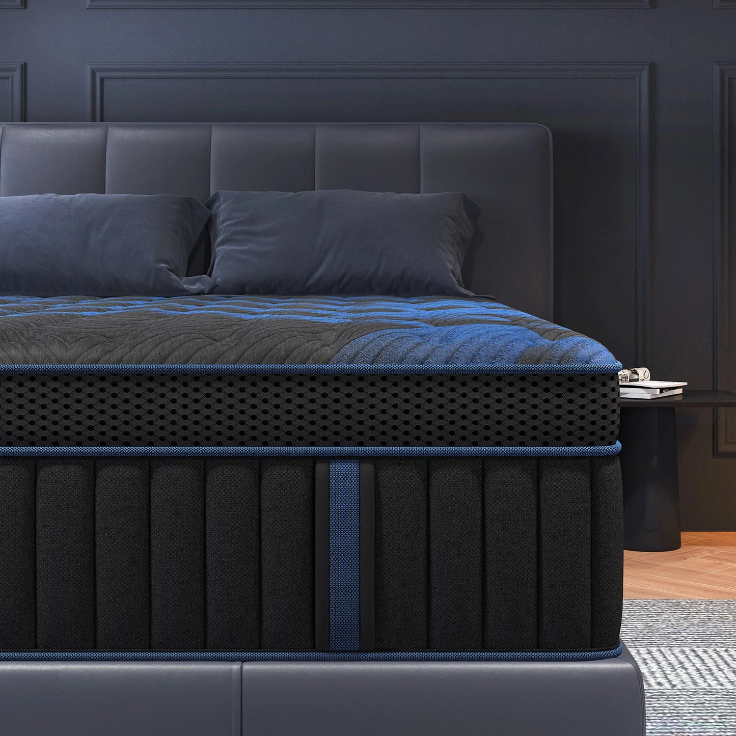 12" Gel Memory Medium Firm Foam Hybrid Pocket Spring Mattress for Twin, Full, Queen, or King Bed with Motion Isolation